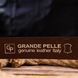 Брючний чоловічий ремінь із натуральної шкіри Grande Pelle 21449 Коричневий 21449 фото 9