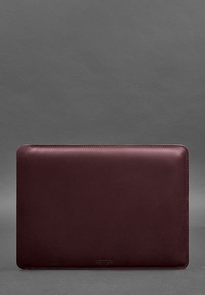 Шкіряний чохол для MacBook 14 дюйм Бордовий Crazy Horse BN-GC-19-vin-kr фото