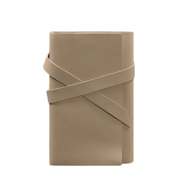 Жіночий шкіряний блокнот (Софт-бук) 1.0 Світло-бежевий BN-SB-1-st-light-beige фото