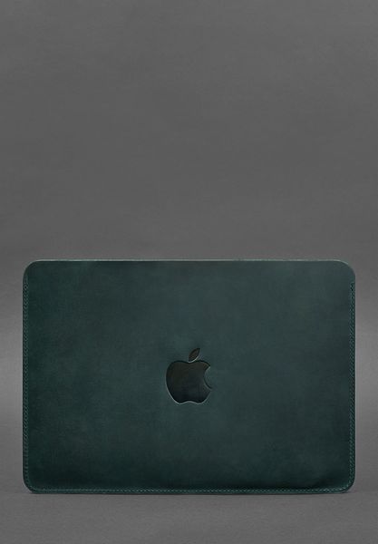 Шкіряний чохол для MacBook 14 дюйм Зелений Crazy Horse BN-GC-19-iz фото