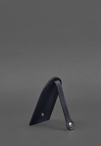 Кожаная ключница 2.0 темно-синий Краст BN-KL-2-navy-blue фото