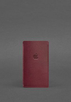 Кожаный чехол для iPhone 11 Бордовый BN-GC-1-vin фото