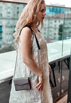 Жіноча шкіряна сумка поясна / кроссбоді Mini темно-бежева BN-BAG-38-2-beige фото