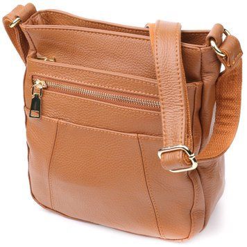 Вертикальна сумка жіноча з натуральної шкіри sale_15125 Vintage Рудий sale_15125 фото