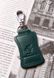 Шкіряний брелок Premium зелений BN-BK15-malachite фото 1