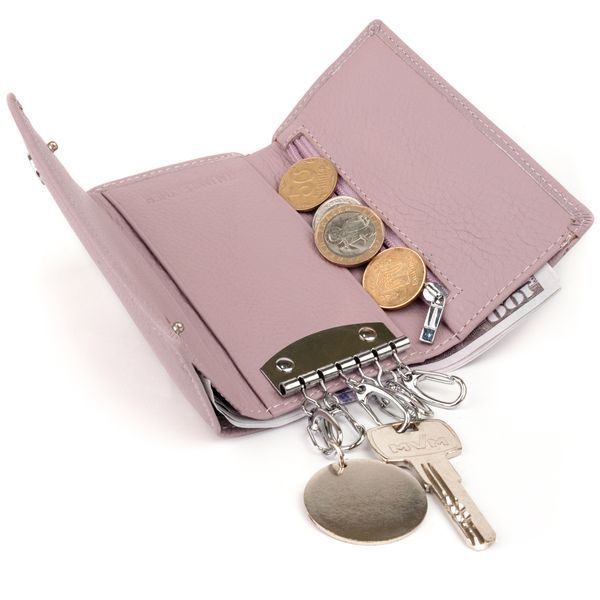Ключниця-гаманець жіноча ST Leather 19223 Лілова 19223 фото