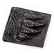 Кошелек мужской CROCODILE LEATHER 18200 из натуральной кожи крокодила Черный 18200 фото 1
