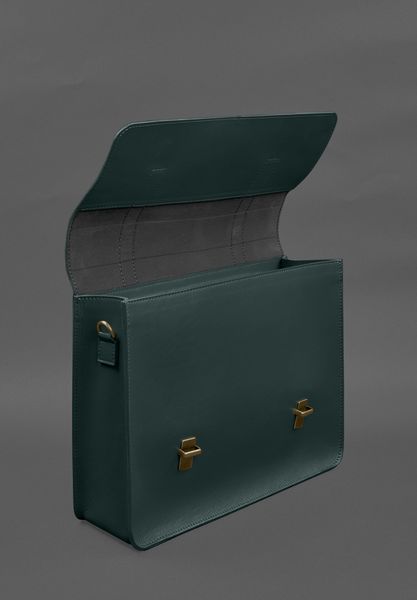 Кожаная сумка-портфель Porte зеленый BN-BAG-58-malachite фото