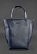 Кожаная женская сумка шоппер D.D. темно-синяя BN-BAG-17-navy-blue фото 2