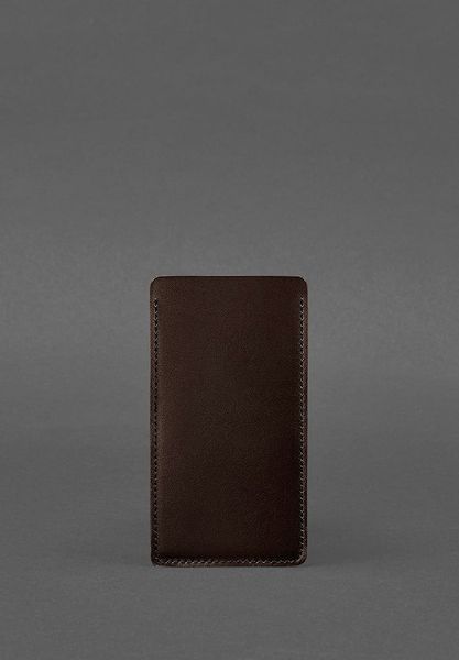 Кожаный чехол для iPhone 12 Темно-коричневый Краст BN-GC-2-choko фото