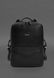 Кожаный городской рюкзак на молнии Cooper maxi черный BN-BAG-19-1-g фото 1