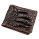 Портмоне CROCODILE LEATHER 18229 з натуральної шкіри крокодила Коричневе 18229 фото 1