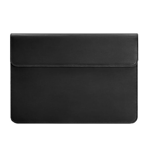 Шкіряний чохол-конверт на магнітах для MacBook 13 Чорний Crazy Horse BN-GC-9-g-kr фото