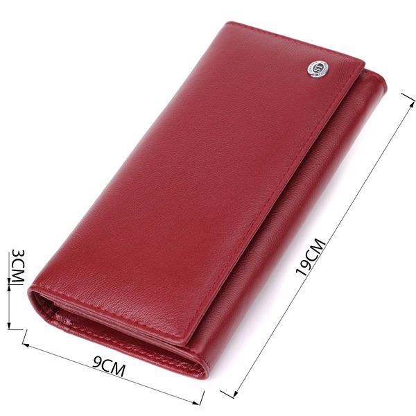 Женский кошелек из натуральной кожи ST Leather 23089 Бордовый 23089 фото