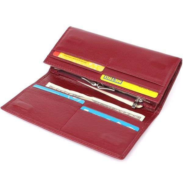 Женский кошелек из натуральной кожи ST Leather 23089 Бордовый 23089 фото
