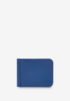 Кожаный зажим для денег ярко-синий TW-MoneyClip-blue фото