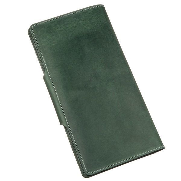 Кошелек унисекс из винтажной кожи SHVIGEL 16168 Зелёный 16168 фото