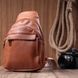 Жіноча сумка через плече з отвором для навушників з екошкіри Vintage 22789 Рудий 22789 фото 10