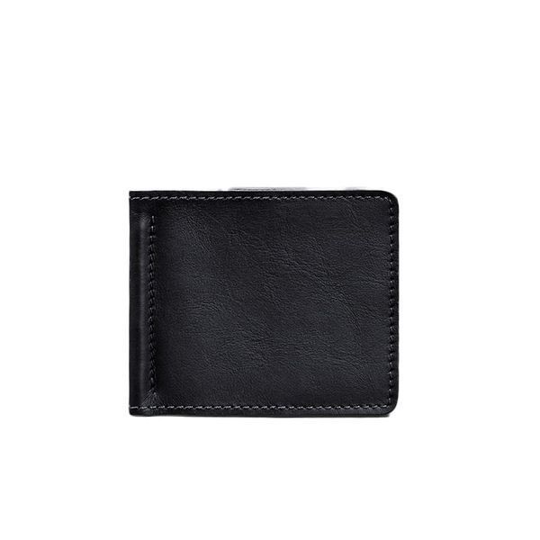 Мужское кожаное портмоне синее Краст 1.0 зажим для денег BN-PM-1-navy-blue фото