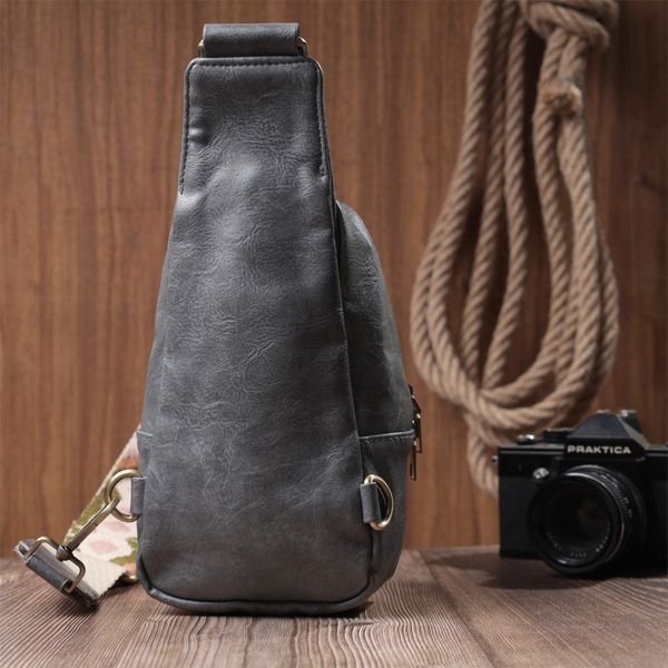 Сумка через плечо в модному цвете из экокожи Vintage 22792 Серый 22792 фото