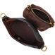 Кожаная женская сумка из автономною косметичкою внутри Vintage 22363 Чёрная 22363 фото 7