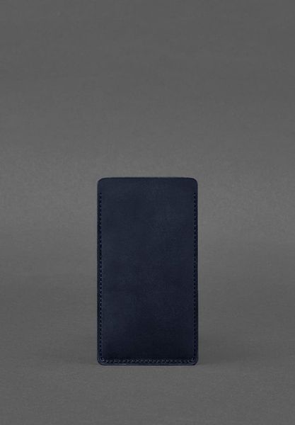 Кожаный чехол для iPhone 12 Синий Crazy Horse BN-GC-2-nn фото