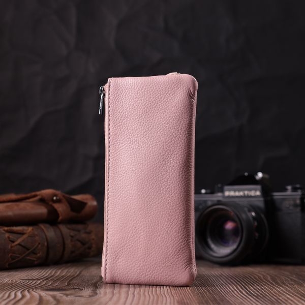 Стильная ключница нежного цвета из натуральной кожи ST Leather 22510 Розовый 22510 фото