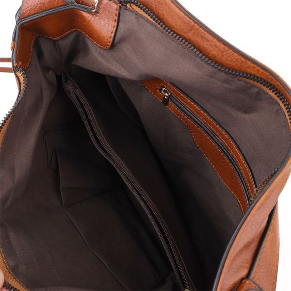 Женская сумка большого размера из экокожи Vintage sale_15140 Коричневый sale_15140 фото