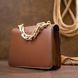 Горизонтальная сумка из кожзаменителя Vintage sale_14907 Коричневая sale_14907 фото 5
