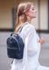 Шкіряний жіночий Міні-рюкзак Kylie Синій BN-BAG-22-navy фото 1