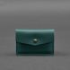 Шкіряний кард-кейс 9.0 зелений краст BN-KK-9-malachite фото 5
