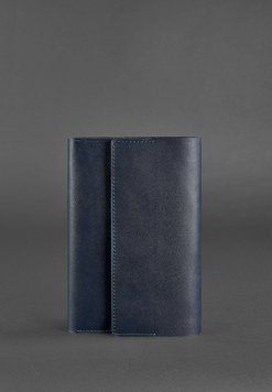 Шкіряний блокнот (Софт-бук) 5.1 темно-синій BN-SB-5-1-mini-navy-blue фото