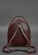 Шкіряний жіночий міні-рюкзак Kylie Бордовий краст BN-BAG-22-vin фото 4