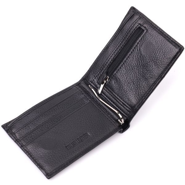 Мужской кошелек-зажим из натуральной кожи ST Leather 22460 Чёрный 22460 фото