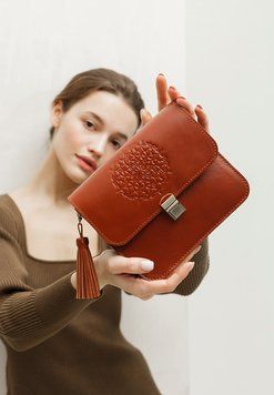 Шкіряна жіноча бохо-сумка Лілу світло-коричнева BN-BAG-3-k-man фото