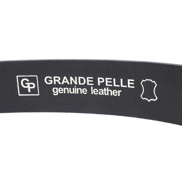 Ремень под джинсы из натуральной кожи GRANDE PELLE 11684 Чёрный 11684 фото