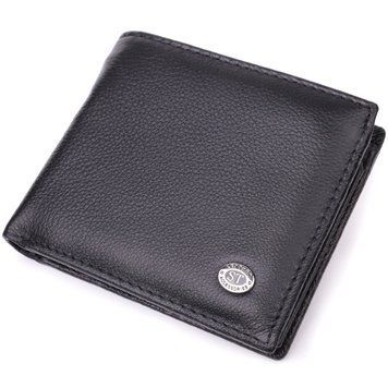Стильный мужской кошелек из натуральной кожи ST Leather 22457 Черный 22457 фото
