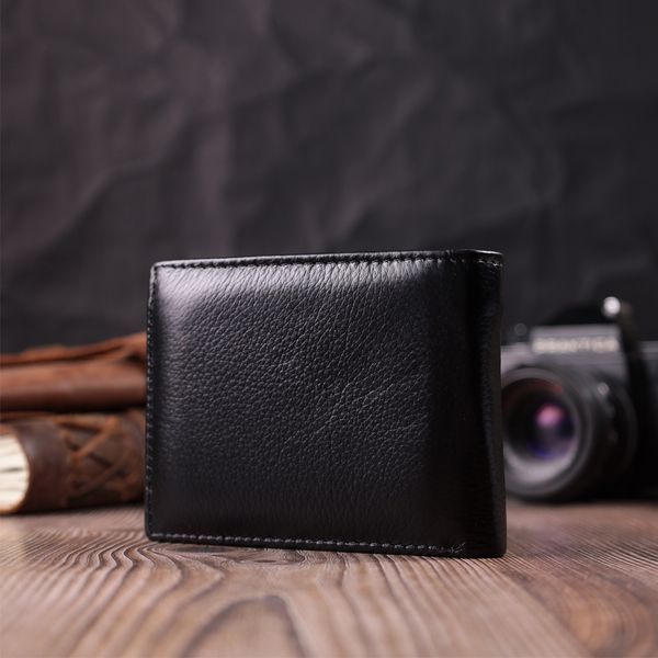 Чоловіче портмоне з натуральної шкіри ST Leather 22482 Чорний 22482 фото