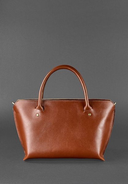 Жіноча шкіряна сумка Midi світло-коричнева BN-BAG-24-k фото