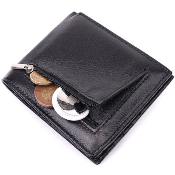 Чоловіче шкіряне портмоне із затискачем ST Leather 22485 Чорний 22485 фото