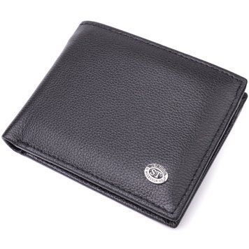Мужское портмоне из натуральной кожи ST Leather 22486 Чёрный 22486 фото