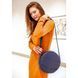 Шкіряна жіноча кругла сумка-рюкзак Maxi темно-синя BN-BAG-30-navy-blue фото 10