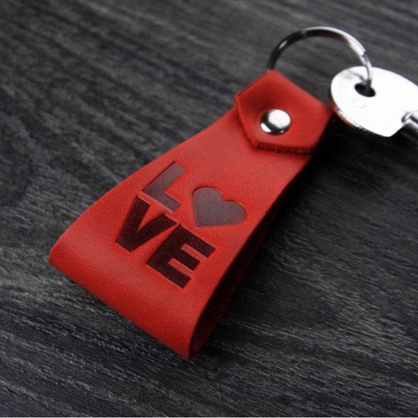 Шкіряний брелок LOVE BN-BK2 фото