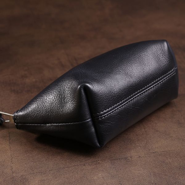 Шкіряна жіноча косметичка GRANDE PELLE 11570 Чорний 11570 фото