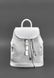 Кожаный женский рюкзак Олсен белый BN-BAG-13-white фото 2