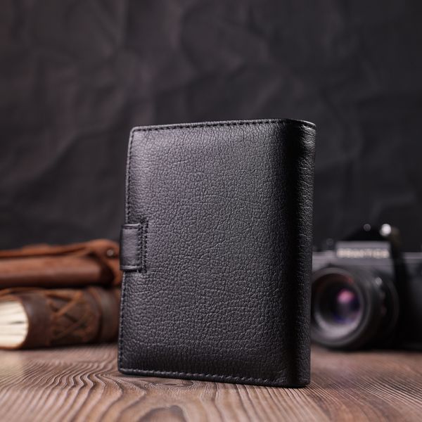 Мужской кошелек из натуральной кожи ST Leather 22467 Чёрный 22467 фото