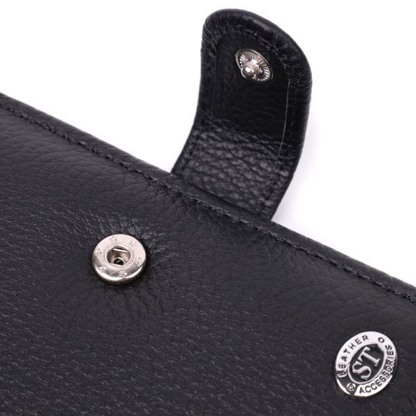 Мужской кошелек из натуральной кожи ST Leather 22467 Чёрный 22467 фото