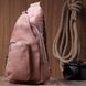 Женская сумка с акцентом на текстильную лямку из гладкой экокожи Vintage 22772 Розовый 22772 фото 9