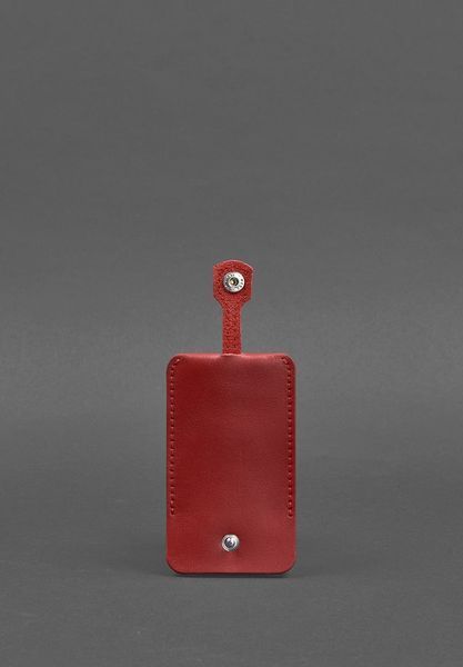Кожаная ключница 1.0 красная Краст BN-KL-1-red фото