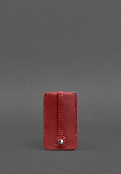 Кожаная ключница 1.0 красная Краст BN-KL-1-red фото